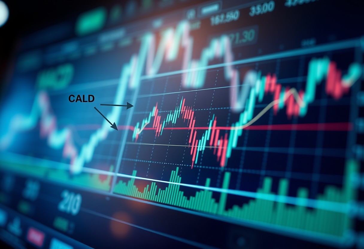 a graph on a computer screen